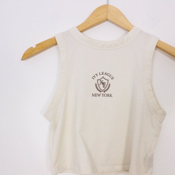 *Ardene Graphic Ultra-Cropped Muscle Tank Top - Picture 6 of 8